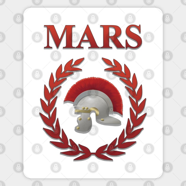 Mars Ancient Roman War God Magnet by AgemaApparel